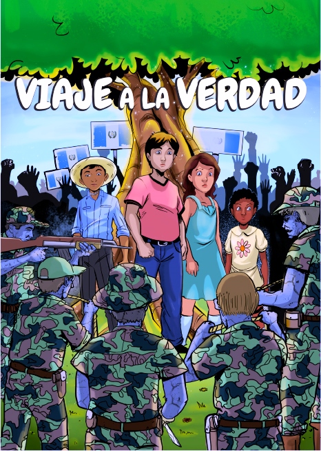Viaje a la Verdad. Historia gráfica basada en hechos reales sobre la niñez desaparecida en Guatemala hace más de 40 años y el caso de Marco Antonio Molina Theissen.